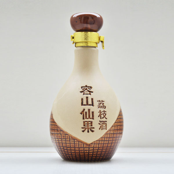 雲南容山仙果素燒陶瓷酒瓶