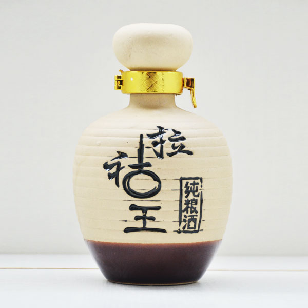 雲南拉祜王素燒陶瓷酒瓶