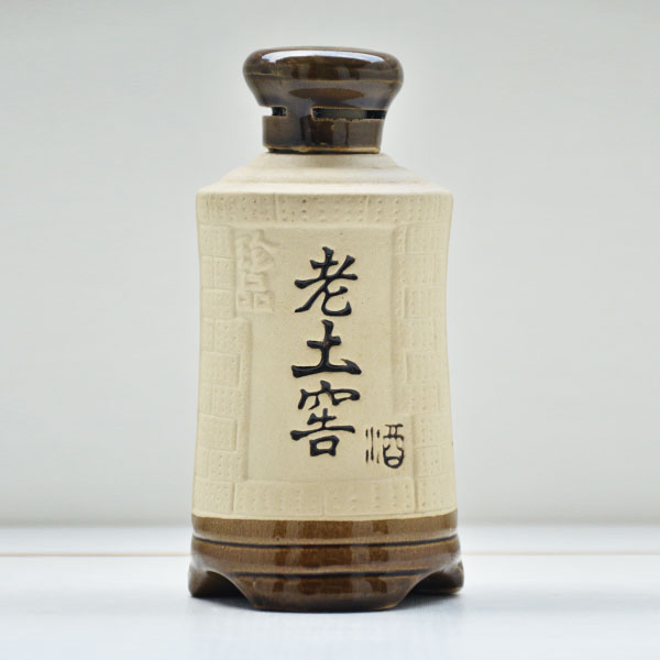 四川老土窖陶瓷素燒酒瓶