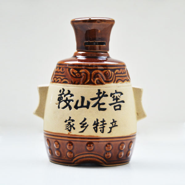 陝西鞍山老窖素燒陶瓷瓶