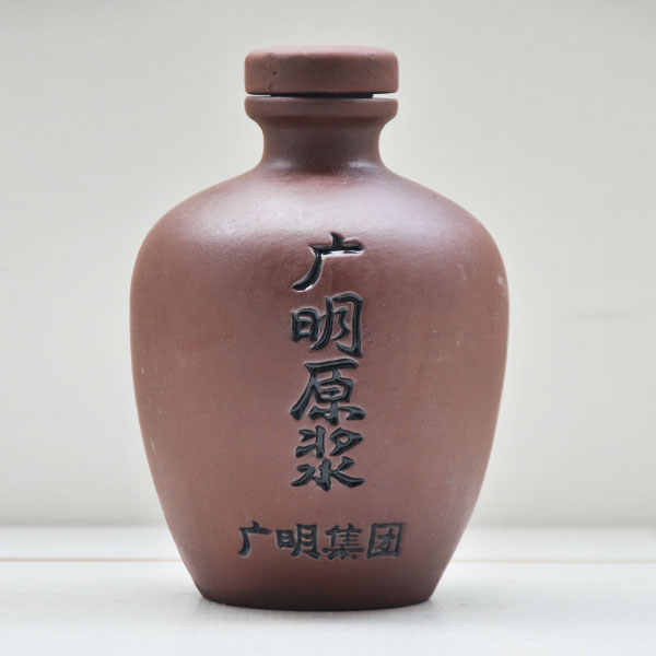 陝西廣明原漿紫砂陶瓷酒瓶