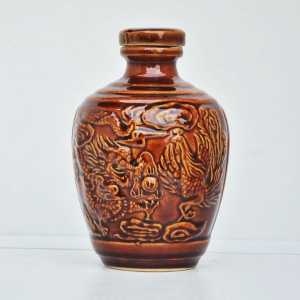 龍鳳紋定製陶瓷酒瓶