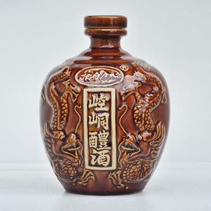 定製崆峒龍紋陶瓷酒瓶