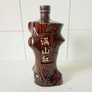 定製滿山紅陶瓷酒瓶