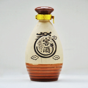 窖酒白泥素燒陶瓷酒瓶